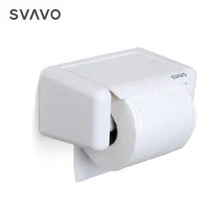 Goedkope Prijs Plastic Tissue Dispenser Badkamer Accessoires Wandmontage Rol Toiletpapier Houder Met Mobiele Telefoon Plank