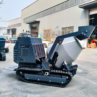 Chine EPA CE Mini Dumper Autochargeur Bétonnière Camion 300L Cuve Malaxeuse Mobile de Ciment à Vendre