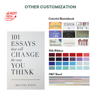 Deluxe bìa cứng softcover in ấn cuốn sách tùy chỉnh bố trí thiết kế học thuật Luận án nghệ thuật danh mục đầu tư sản xuất - Product Image 6