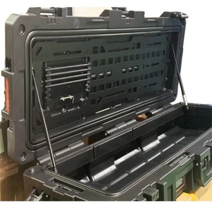 Boîte à outils robuste à montage sur galerie <span class=keywords><strong>de</strong></span> <span class=keywords><strong>toit</strong></span>, nouvelle conception, en LLDPE, vente en gros, Landace Green - Product Image 1