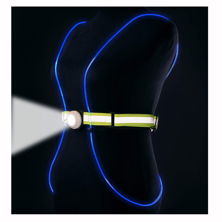 Перезаряжаемый через USB разноцветный светоотражающий светодиодный жилет