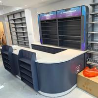 Comptoir de réception en bois sur mesure pour magasin de détail, comptoirs de caisse pour librairie, table de caissier