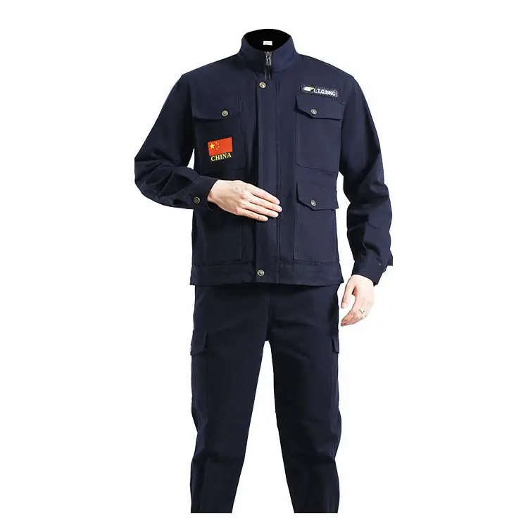 난연 용접 작업 바지 멀티 포켓화물 내마모성 작업 재킷 유니폼