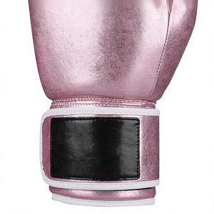 ถุงมือชกมวยหนัง PU สีชมพู แบบเต็มนิ้ว ปิดด้วยสายรัด ระบายอากาศได้ดี กันลื่น กันน้ำ อุปกรณ์ฝึกซ้อมสำหรับผู้ใหญ่ อายุ 14 ปีขึ้นไป ใช้ได้ทั้งชายและหญิง - Product Image 3