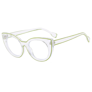 Specchio piatto occhio di gatto Anti luce blu 2025 nuove donne europeo e americano telaio per occhiali Cross Border moda montatura per occhiali - Product Image 5