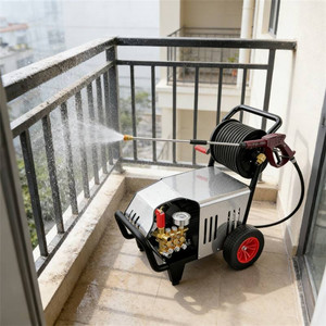 Nettoyeur haute pression mobile commercial électrique pour le nettoyage des camions et ateliers - Product Image 5