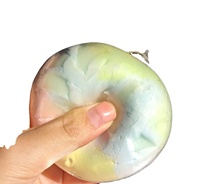 Balle Squishy en Chocolat Craquelé Nouveauté en Gros, Son Croquant ASMR, Jouet Anti-Stress, Texture Marbrée Douce, Cadeau à Presser
