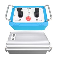 Mando hidráulico , válvula direccional de 4 palancas, kits de control remoto inteligente de radio de grúa de camión