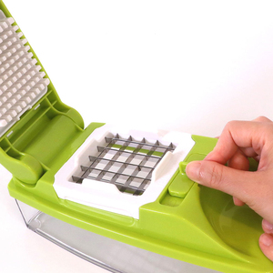 Outil multifonctionnel en plastique pour fruits, accessoires de cuisine et de maison, trancheuse, hachoir à légumes et à oignons, vente en gros - Product Image 3