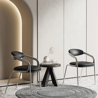 Chaise de café scandinave moderne VL avec structure métallique, mobilier confortable pour salle à manger, chaises et table pour hôtels