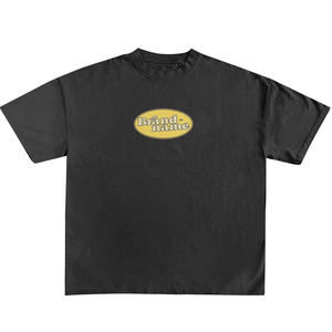 Camiseta Negra de Hombre de Marca con Logotipo Dorado Estampado en la Espalda, Corte Regular, Manga Corta, Estilo Casual, Cuello Redondo, Tejido de Punto - Product Image 3