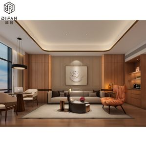 Canapé <span class=keywords><strong>5</strong></span> étoiles au design moderne et personnalisé Fournisseur d'un hôtel Ensemble de meubles pour chambre d'hôtel - Product Image 6