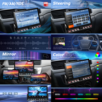 Autoradio Podofo 7'' 1Din, lecteur multimédia HD MP5 pour voiture, prend en charge DAB/FM/AM/RDS, Carplay/Android Auto sans fil, touches colorées OEM