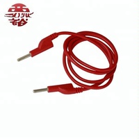 Enchufe macho BNC Q9 a gancho de prueba doble Sonda de cables de prueba Mini Grabber Línea de cable coaxial para instrumento de medida de osciloscopio