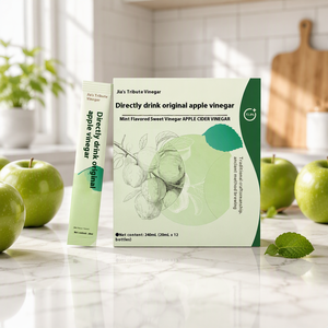 Jia <span class=keywords><strong>Tribute</strong></span> Bebida de Vinagre de Sidra de Manzana Original Portátil con Sabor a Menta, Tónico Diario Saludable y Refrescante - Product Image 1