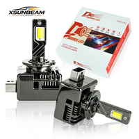Ampoule de phare LED étanche tricolore super lumineuse 35W série D D1S 6500K 4300K 3200K pour voiture