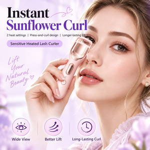 Rizador de Pestañas Eléctrico con Calefacción, Ventana de Visión Amplia de 34 mm, Recargable, con Masajeador de Pestañas para Maquillaje Diario - Product Image 2
