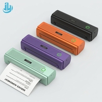 Printer Thermal Portabel A4 dengan Paket Kertas Thermal Tanpa Tinta Bluetooth Perlengkapan Habis Pakai Satu Paket untuk Bisnis