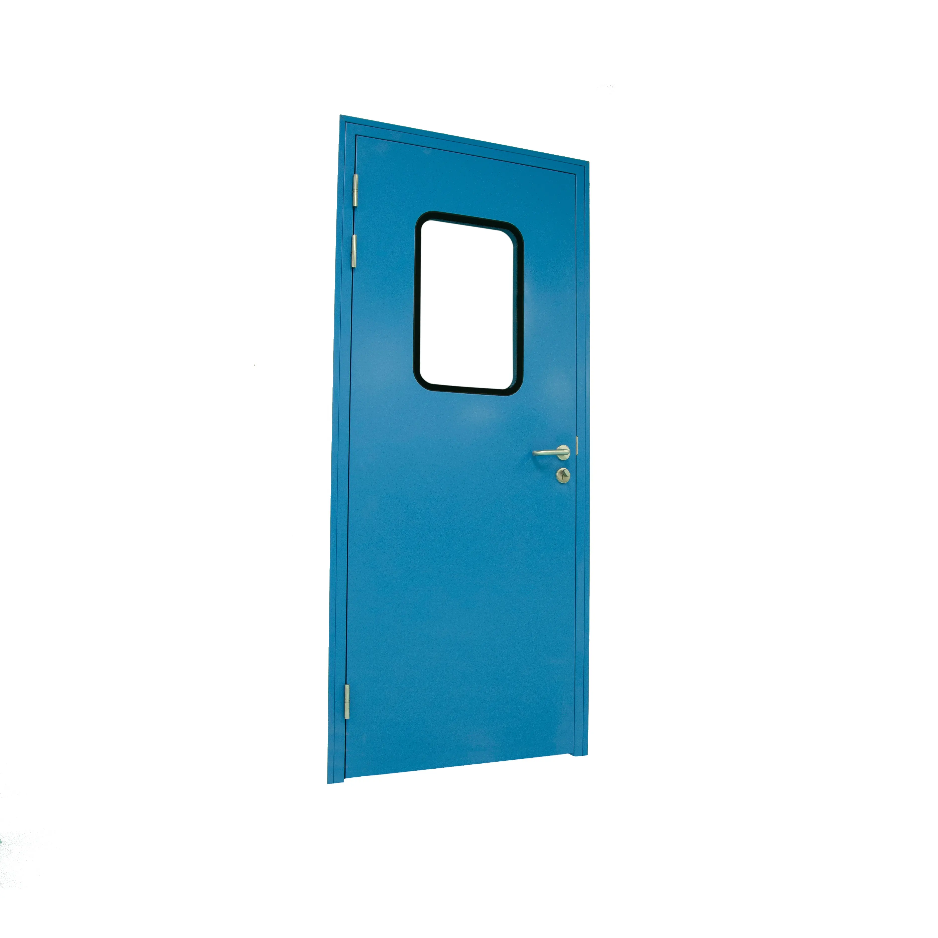 आधुनिक डिजाइन स्वच्छ हिंग वाले जीआरपी दरवाजे सिंगल डबल लीफ बॉटम सील एयर टाइट स्विंग क्लीन रूम दरवाजा