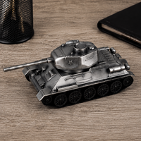 Modelo de Tanque de Simulación Retro Miniatura de Primera Calidad, Artesanía Metálica para Decoración de Escritorio en el Hogar, Compatible con OEM y ODM