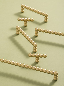프랑스 스타일의 가볍고 고급스러운 비즈 장식 볼 손잡이 (옷장, 신발장, 서랍용) - Product Image 5