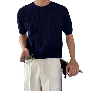 Camisetas Básicas <span class=keywords><strong>Premium</strong></span> de Alta Calidad para Hombre al por Mayor, Transpirables, Antiarrugas, Ajustadas, de Manga Corta, Lisas y Suaves - Product Image 1