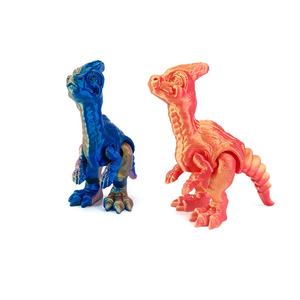 Figura de Acción de Dinosaurio Articulado Impreso en 3D Fierce <span class=keywords><strong>Guanlong</strong></span>, Modelo de Animal Prehistórico Metálico de PLA de Seda, Juguete Personalizado al por Mayor - Product Image 1