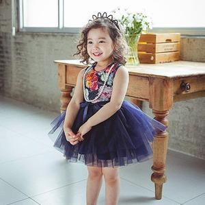 ชุดเดรสปาร์ตี้ลายเจ้าหญิงสำหรับเด็กผู้หญิงขายส่ง - Product Image 2