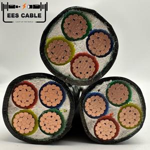 Câble électrique <span class=keywords><strong>souterrain</strong></span> en cuivre à 4 conducteurs XLPE PVC, câble d'alimentation 25mm2 35mm2 50mm2 70mm2 95mm2 120mm2 185mm2 240mm2 R2V - Product Image 1