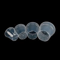 Pots à orchidées en plastique transparent de haute qualité, pots à orchidées transparents avec trous, paniers en plastique, vente en gros