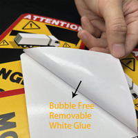 Autocollants auto-adhésifs pour voiture avec logo personnalisé Panneaux d'avertissement d'angle mort Décalcomanies en vinyle PVC Décoration de pare-chocs de voiture