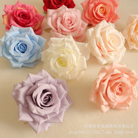 Boîte de fleurs artificielles en forme de corne de 10 cm, roses artificielles pour mur floral, fleurs de mariage faites à la main pour accessoires de photographie en extérieur et décoration intérieure