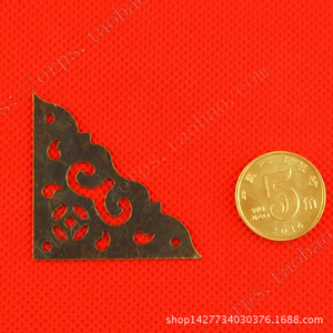 Antique Brass <b>Corner</b> <b>Protector</b> 37mm 53mm For Wooden Box Decorative Furniture Hardware Durable <b>Corner</b> Piece - Product Image 5
