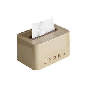 Boîte à mouchoirs de bureau Uforu, couleur crème, blanc lait, multifonctionnelle, rangement pratique pour la maison, la cuisine, le salon, la chambre à coucher - Product Image 3