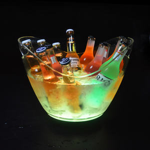 Secchiello per Ghiaccio Luminoso a <span class=keywords><strong>LED</strong></span> in Acrilico di Alta Qualità per Birra, Vino e Champagne - Product Image 4