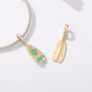 Colgante de Aleación de Zinc Chapado en Oro de 18K con Diseño de Ballena y Estrella Esmaltada, Estilo Vintage Unisex, Encanto 'Anchor Deep Your Soul' - Product Image 4