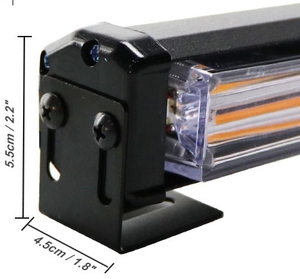 6 13 <span class=keywords><strong>18</strong></span> 24 29 35 41 46 inch COB <span class=keywords><strong>LED</strong></span> giao thông làm việc thanh ánh sáng 18W 54W 108W màu đỏ hổ phách đèn hiệu cảnh báo khẩn cấp ánh sáng nhấp nháy - Product Image 4