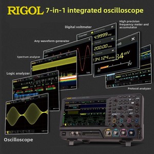 Oscilloscope analogique portable haute précision 4 canaux RIGOL MSO5204/MSO5104 avec écran tactile et fonctions numériques - Product Image 5