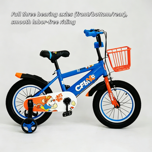 Vélo pour enfants <span class=keywords><strong>de</strong></span> 12'', 14'', 16'', 18'' rouge, bleu, rose, gris, pour garçons <span class=keywords><strong>et</strong></span> filles, sports <span class=keywords><strong>de</strong></span> plein air, vélo pour enfants avec roues d'apprentissage amovibles - Product Image 2