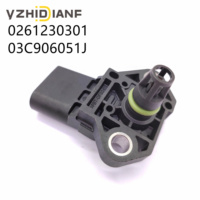 CARTE Capteur Capteur de Pression D'air D'admission 0261230301 03C906051J 03G906051D Pour VW Aller-lf Passat Sagitar Magotan