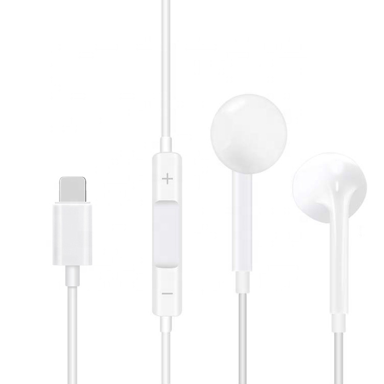 Премиум всплывающее окно стерео in-ear проводной молнии гарнитура наушники для iphone 7 8x11 наушников с микрофоном