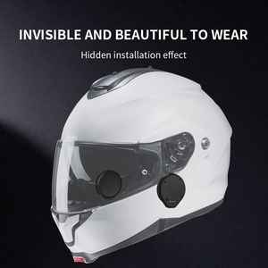 ワイヤレスイヤホン TWS LEDディスプレイ バイノーラルヘッドセット 防水 HD通話対応 ヘルメットヘッドホン ライディングやスケート用 - Product Image 3