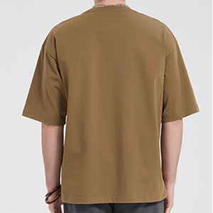 Camiseta Boxy Corta de Algodón 100% de Alta Calidad con Logo Personalizado, 260 GSM, Hombros Caídos y Corte Oversize - Product Image 5