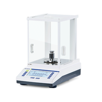 Balance analytique 0,0001g Haute précision Balance de laboratoire électronique Acier inoxydable Capacité 320g Affichage LCD Fonction de comptage