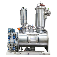 Mélangeur horizontal à socs anti-explosion pour poudres, résistant aux hautes températures, avec fonctions de chauffage/refroidissement et séchage sous vide