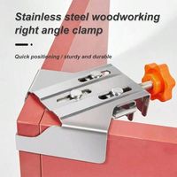 Pince d'angle réglable en acier inoxydable Imbot à mâchoire pivotante, finition polie, pour le travail du bois, installation facile, vente en gros