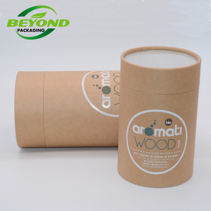 Tùy Chỉnh Thiết Kế Logo Sinh Thái Thân Thiện Với Xi Lanh Bao Bì Giấy Kraft Ống Hộp Giấy Vòng Trà Bao Bì Ống Với Rõ Ràng PVC Cửa Sổ - Product Image 6