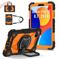 Étui robuste en silicone et PC avec sangle de protection intégrale pour tablette Xiaomi Redmi Pad SE 8,7 pouces 2024 – Commande en gros