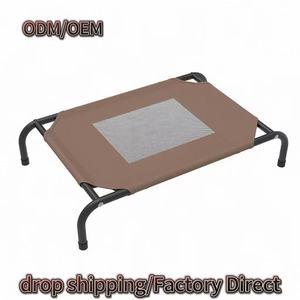 <span class=keywords><strong>Lit</strong></span> <span class=keywords><strong>de</strong></span> camping pour animaux <span class=keywords><strong>de</strong></span> compagnie pliable, amovible, lavable, respirant, surélevé pour chiens et chats, en fer solide et en plastique - Product Image 1