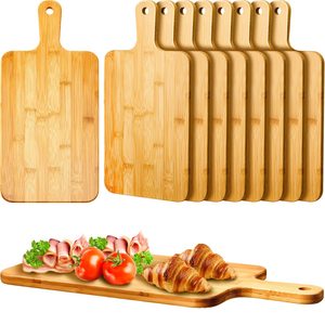 เขียงไม้ไผ่ Qiu Fu ขนาด 39.1x19.1x1 ซม. สำหรับเสิร์ฟสเต็กและอบขนม ใช้ในบ้าน - Product Image 1
